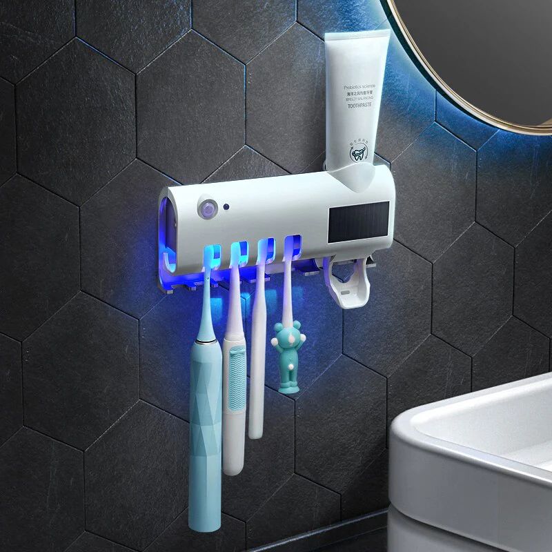 PureBrush: Dispensador y Esterilizador UV de Cepillos