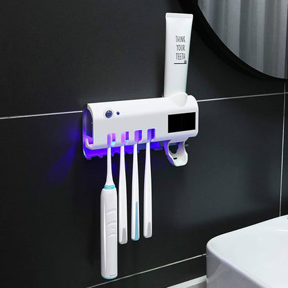 PureBrush: Dispensador y Esterilizador UV de Cepillos